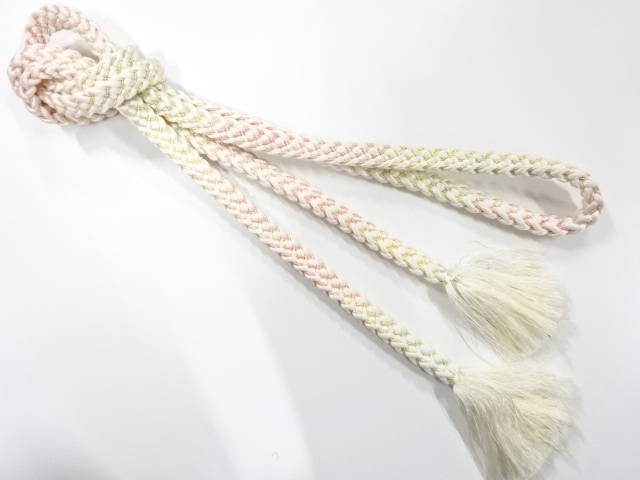 正絹　手組帯締め